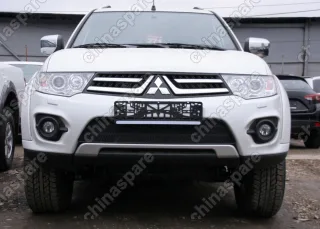 0138041415B Сетка на бампер внешняя для MITSUBISHI L200 2014-2015, черн., 15 мм