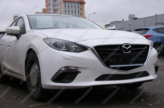0135021315B Сетка на бампер внешняя для MAZDA 3 2013->, черн., 15 мм