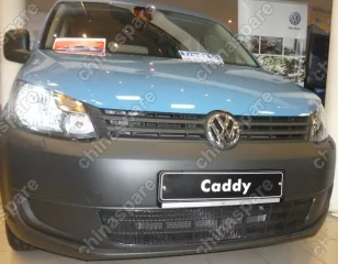 0153041015B Сетка на бампер внешняя для VW Caddy 2010-2014, черн., 15 мм