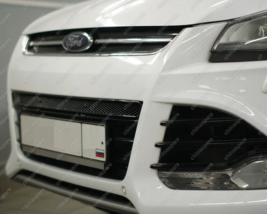 0117051315B Сетка на бампер внешняя для FORD Kuga 2013-2016, 2 шт., черн., 15 мм