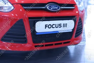 Сетка на бампер внешняя для FORD Focus III 2011-2015, черн., 15 мм