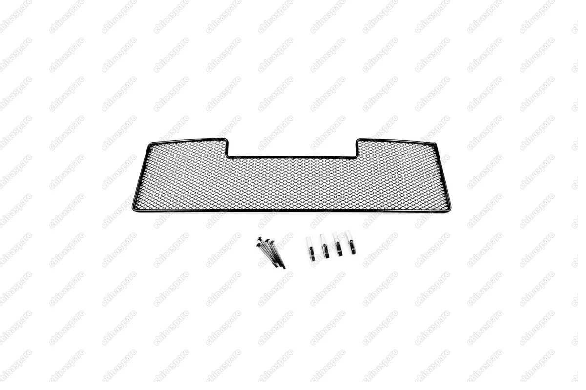 Сетка на бампер внешняя для MITSUBISHI Pajero IV 2008-2011, черн., 15 мм