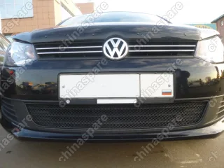 0153031015B Сетка на бампер внешняя для VW Polo Sedan 2010-2014, черн., 15 мм