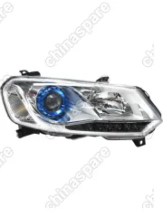 Фара головного света правая (ободок синий) Zotye T600