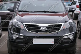 0130031015B Сетка на бампер внешняя для KIA Sportage 2010-1016, 2 шт., черн., 15 мм