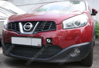 Сетка на бампер внешняя для NISSAN Qashqai 2011-2014, черн., 15 мм