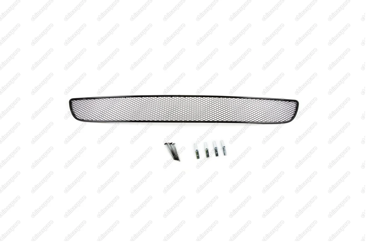 0153051015B Сетка на бампер внешняя для VW Jetta 2010-2014, черн., 15 мм