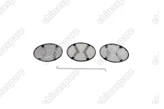 Сетка на бампер внешняя для NISSAN X-Trail 2015-2019, черн., 15 мм, для автомобилей с передним парктроником