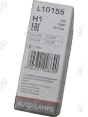 Лампа галогенная LYNXauto H1 12V 55W P14.5s