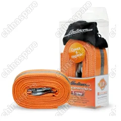 Трос VIP буксировочный лента 5 т., 5 м. с сумкой