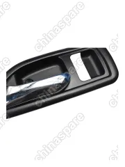 Ручка двери внутренняя левая (черная, хром) (в сборе) Great Wall Hover (уценка)