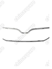 Молдинг решетки радиатора  Шкода Октавия А7 2013-2017, Skoda Octavia A7 молдинг решетки радиатора SAT ST-SD27-093M-A0, oem 5E0853761AF9R