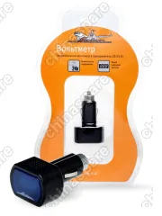 Вольтметр в прикуриватель 12/24В с цифровым экраном