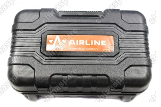 Компрессор подкачки колес автомобильный двухпоршневой X5 «Airline» с комплектом инструмента (отвертки, ремкомплект бескамерных шин, нож, плоcкогубцы)