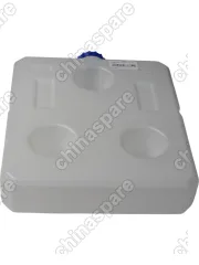 Топливный бак (10л) белый с крышкой и штуцером