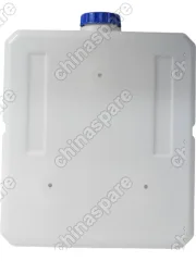 Топливный бак (10л) белый с крышкой и штуцером