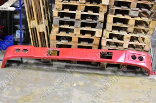 Бампер железный красный на самосвал HOWO (уценка)