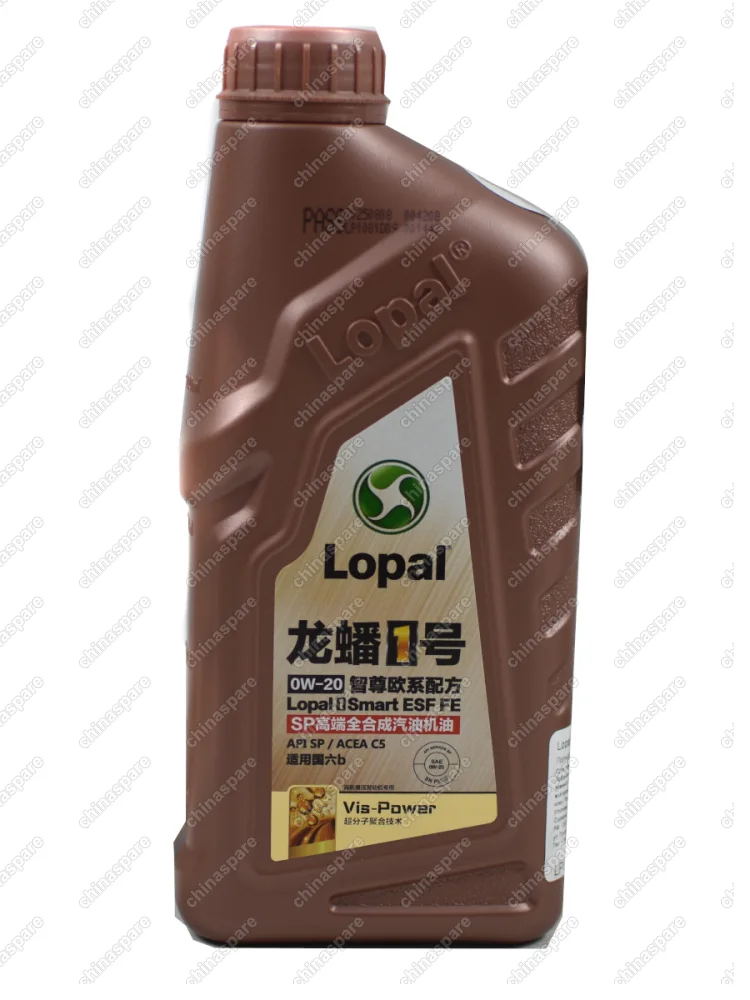 Масло моторное Lopal 1 Smart ESF FE SP 0W-20 API SP/SN Plus, ACEA C5,  Volvo VCC RBS0-2AE, BAIC MOTOR 1l