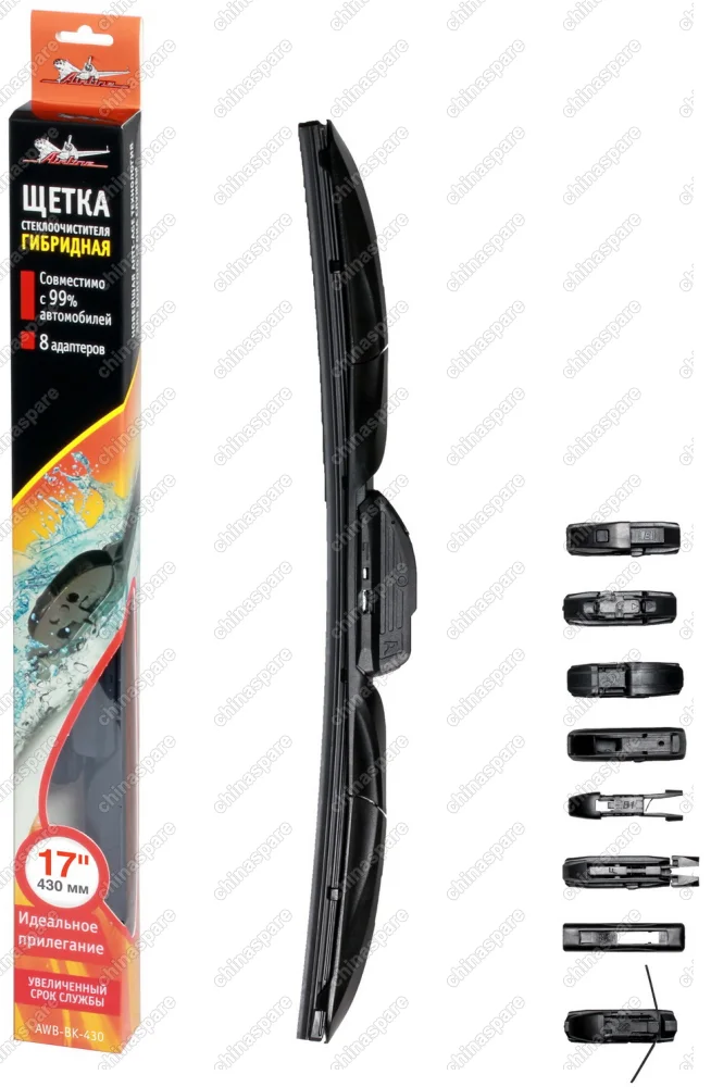 Щетка стеклоочистителя 430 мм (17) гибридная
