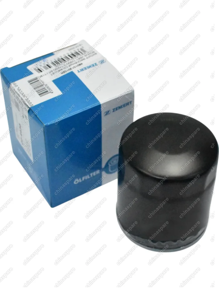 Фильтр масляный Zekkert Chery Amulet, Bonus, Very, Tiggo 2, Tiggo 4, Tiggo 7 / T19C (1,5) / KAIYI E5 Soueast DX8S