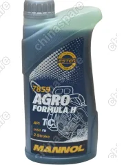 Масло моторное 7859 для 2Т двиг. MANNOL Agro Formula Husqvarna (для бензопил, бензокос, мотобуров и пр.) синтетическое