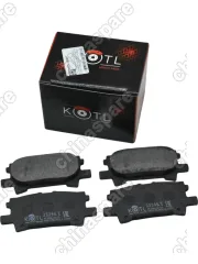 Колодки тормозные дисковые задние к-т LEXUS RX300/RX330/RX350 03>08/RX400H 05>09