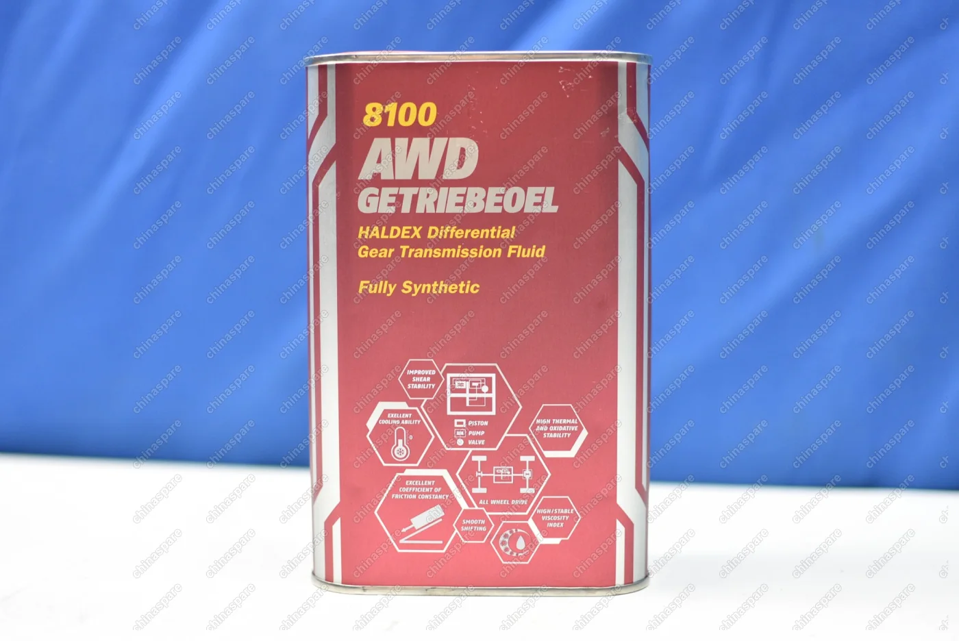 Масло трансмиссионное Mannol AWD Getriebeoel 8100 синтетическое масло для муфт HALDEX (0,85л) (metal)