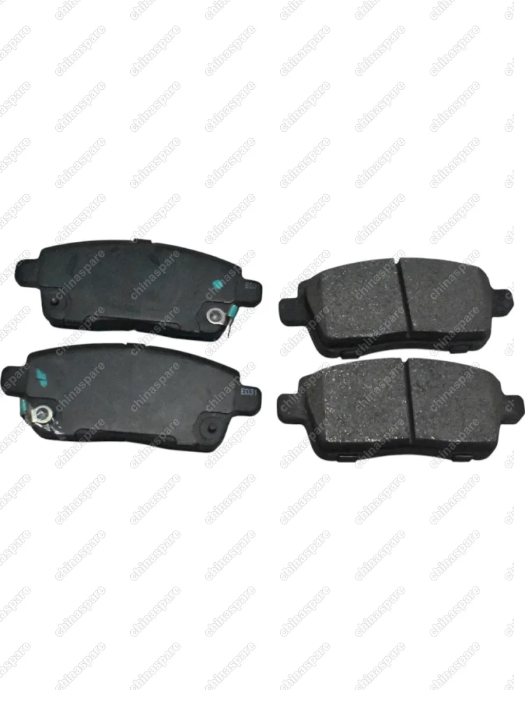 Колодки тормозные задние Zotye T600 электро ручник 109 мм - штатный размер