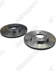 Комплект Диски тормозные передние HYUNDAI SOLARIS 10- / KIA RIO 10- HOSU 2 шт