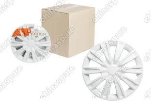 Колпаки колесные 15 дюймов Торнадо, белый, карбон