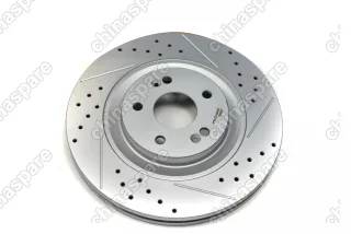 Диск тормозной задний перфорированный с насечками UIDNU (комплект) ZEEKR 001