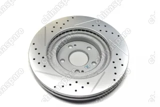 Диск тормозной задний перфорированный с насечками UIDNU (комплект) ZEEKR 001