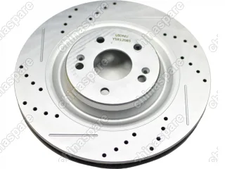 Диск тормозной передний перфорированный с насечками UIDNU (комплект) Jetour Dashing