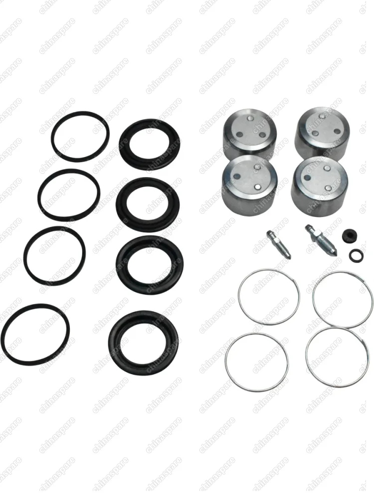 Ремкомплект переднего суппорта JAC T6 (РЕЗИНКИ И ПОРШНИ)