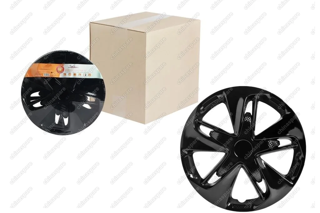 Колпаки колесные 16 дюймов Супер Астра, черный глянец, карбон