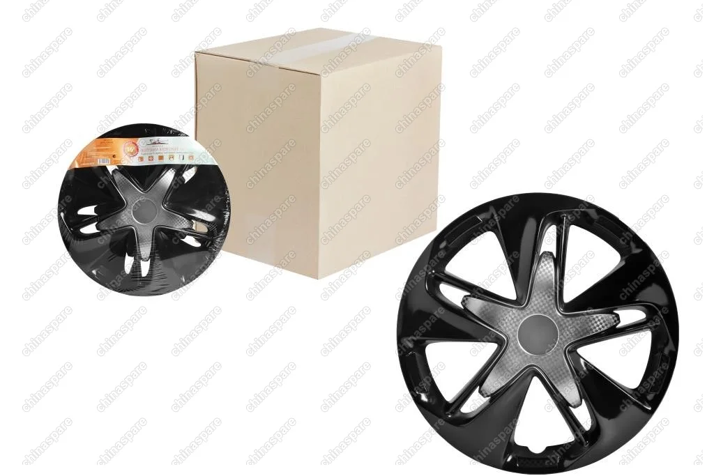 Колпаки колесные 16 дюймов Супер Астра Т, серебристый, черный, карбон