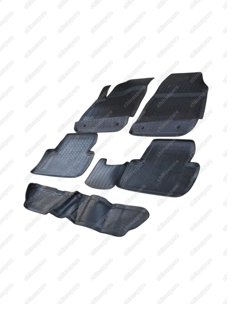 Коврики в салон комплект Zafira C 7 мест TPV, черный