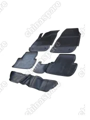 Коврики в салон комплект Zafira C 7 мест TPV, черный