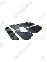 Коврики в салон комплект Zafira C 7 мест TPV, черный