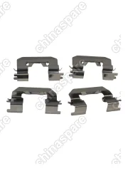 Комплект монтажный тормозных колодок FR HYUNDAI SOLARIS 10-/ACCENT 11-19/KIA RIO 10-