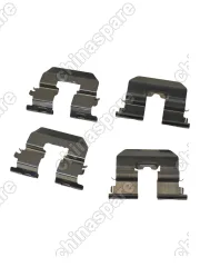 Комплект монтажный тормозных колодок RR HYUNDAI SOLARIS 10-/ACCENT 11-19/KIA RIO 10-