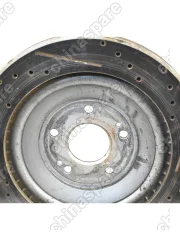 Диск тормозной Jetour X90 Plus/ X70 Plus/Dashing передний перфорация , насечки (уценка)