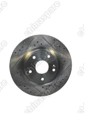 Диск тормозной COOLRAY ПЕРЕДНИЙ перфорация , насечки арт. 4048102500