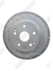 Диск тормозной COOLRAY ЗАДНИЙ перфорация , насечки 2 шт (4050041600) (уценка)