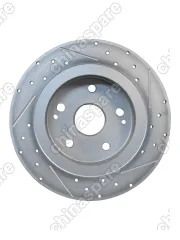 Диск тормозной COOLRAY ЗАДНИЙ перфорация , насечки 2 шт (4050041600) (уценка)