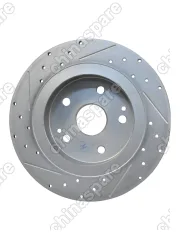 Диск тормозной COOLRAY ЗАДНИЙ перфорация , насечки 2 шт (4050041600) (уценка)