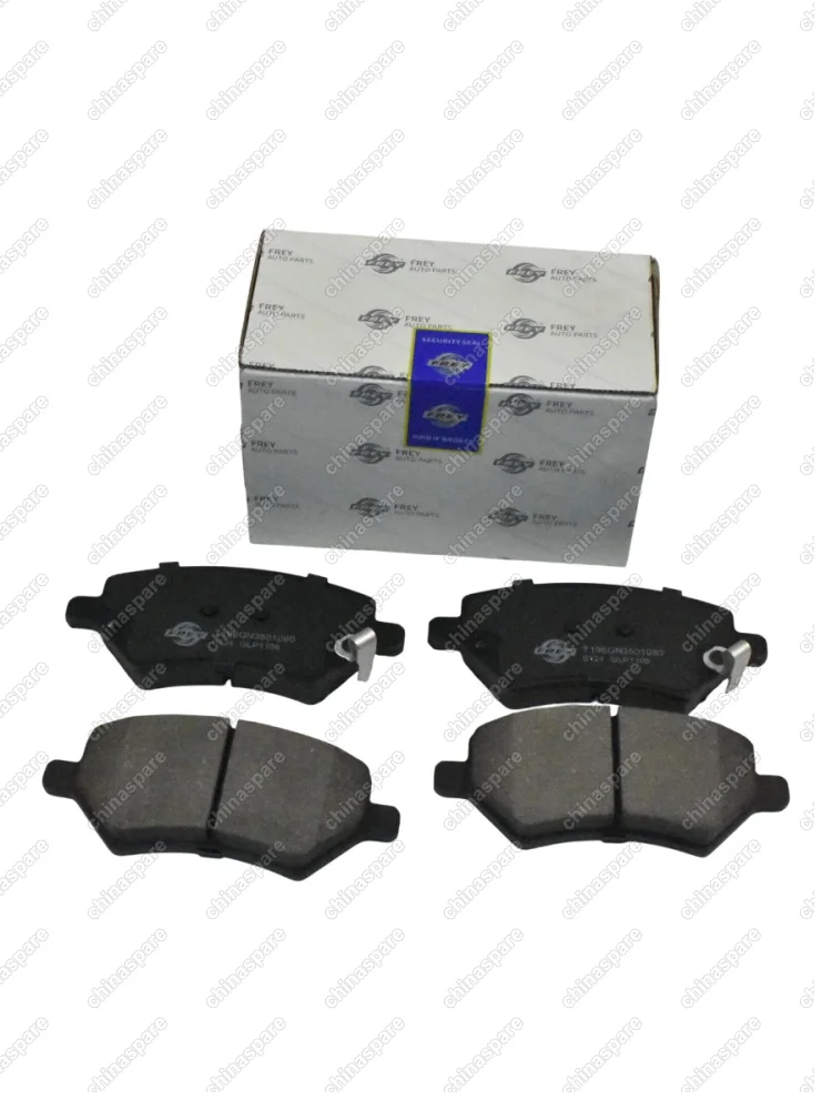 Колодки тормозные Omoda S5 OMODA C5 TIGGO 8 19-/TIGGO 3 14-20/TIGGO 4 PRO 20-/BONUS 14-19 6GN ПЕРЕДНИЕ - датчик + отверстия под пружины Ceramic