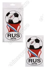 Знак RUS-КУБОК, ЧМ 18, наружный, самоклеящийся (150*80 мм)