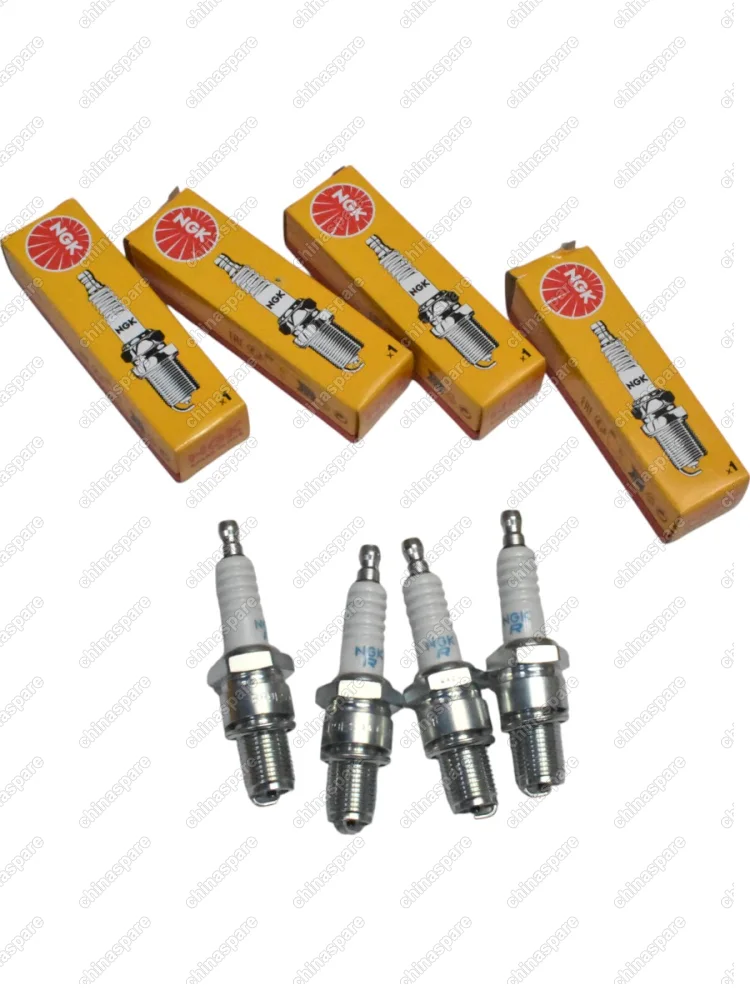 Свеча зажигания для снегоходов, мотоциклов, лодочных моторов, садовой техники Arctic Cat Honda Kawasaki Polaris Ski-Doo Vespa Yamaha Патрул BR9ES 4шт