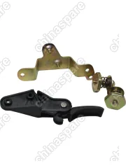 Трос капота в сборе (ручка, трос, кронштейн) комплект F3000 SHAANXI